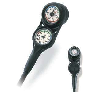   TUSA Platina Pressure and Depth Gauge With Compass