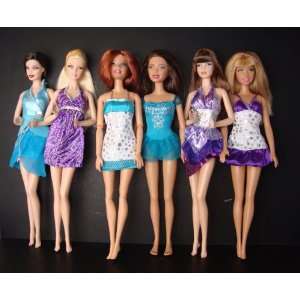  A Group of 6 Outfits Very Cool Made for the Barbie Toys & Games