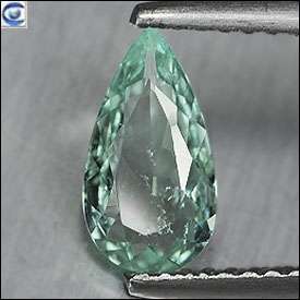 gemstones 0 70ct pretty pear vvs blue green paraiba tourmaline