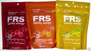 FRS healthy energy Chews 30ct fueled by Quercetin  