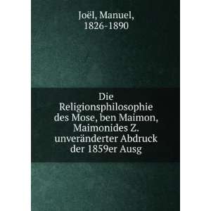  Die Religionsphilosophie des Mose, ben Maimon, Maimonides 