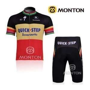  2010 quick step team cycling jersey+shorts size s xxxl 