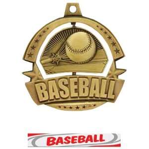 Hasty Awards Spinner Custom Baseball Medals GOLD MEDAL / DELUXE Custom 