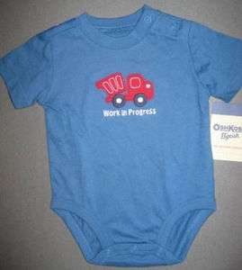 NWT NB OSHKOSH BOY BODYSUIT 3 MONTHS  