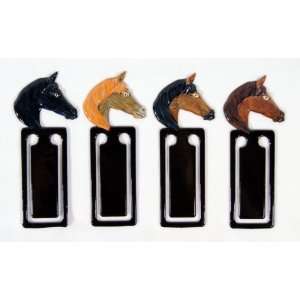   Handpainted Assorted Horse Head Bookmark (Set Of 12): Home & Kitchen