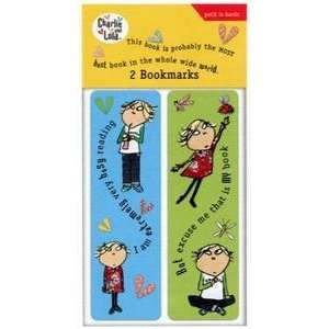  Charlie and Lola Set of 2 Bookmarks
