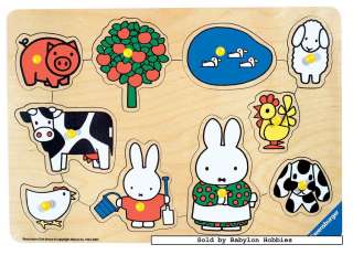 picture 1 of Ravensburger 10 pieces jigsaw puzzle Miffy   Farm 