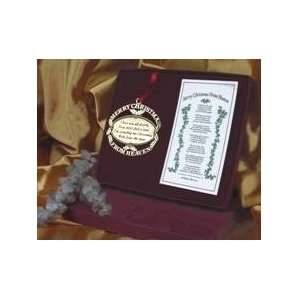   Merry Christmas from Heaven Ornament w/ bookmark: Home & Kitchen