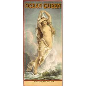   c1875. poster Ocean queen / The Hatch Lith. Co., N.Y.