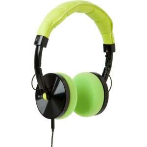 NEW NIXON NOMADIC HEADPHONES DJ Style BLACK LIME  