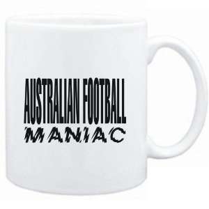 Mug White  MANIAC Australian Football  Sports:  Sports 
