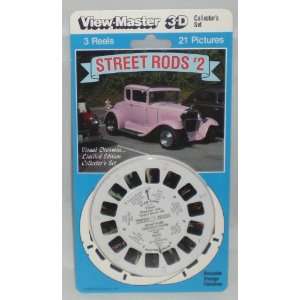 : Street Rods #2 View Master 3 Reel Set   21 3d Images   Classic Cars 