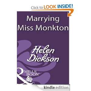 Marrying Miss Monkton Helen Dickson  Kindle Store