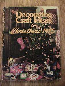 DECORATING & CRAFT IDEAS FOR CHRISTMAS 1983 BOOK RECIPE  