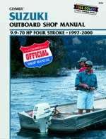 Service Repair Manual Book Suzuki 9.9 70 HP 4 Stroke Outboard 1997 