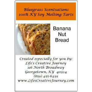   Handmade 100% KY Soy Melting Tarts  Banana Nut Bread 