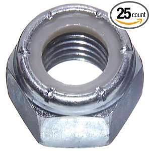 M7 x 1.00 Standard Thd., Metric Nylon Insert Locknuts (25 Per Package 