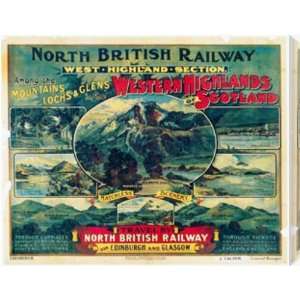  North British Railway, Scotland AZV00239 metal artwork 