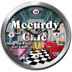  MCCURDY 14 Inch Cafe Metal Clock Quartz Movement: Kitchen 