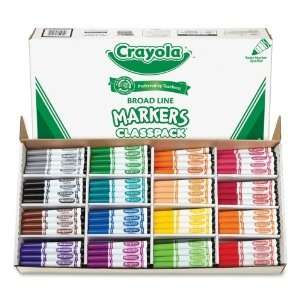  Broad Line 256 Count Classpack Non Washable Markers: Toys 
