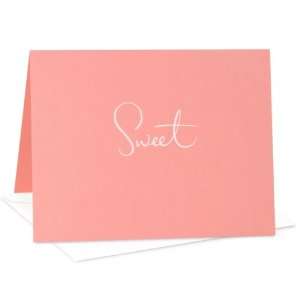  Atsui Cards, Box Set of 6 Note Cards, Sweet (Salmon 