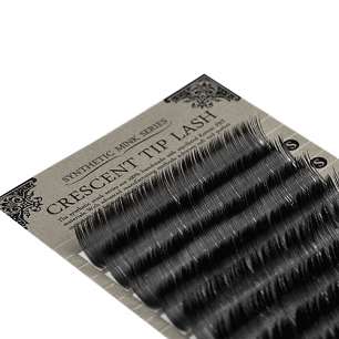 Crescent Tip Eyelash Extension Lashes C Curl .20 x Mixed Length 10mm 