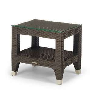  Solstice Glass overlay Outdoor Side Table   Frontgate 