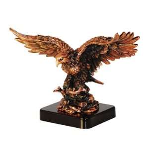  Bronze Statue   Eagle with Fish