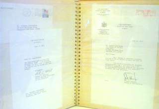 Old BOY SCOUTS Signed Letters Wash. DC 1972 Eagle Scout  