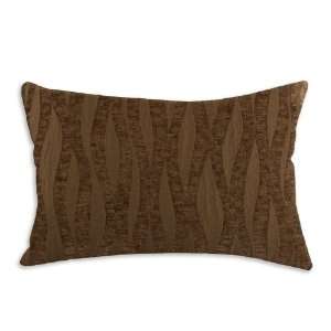   Backed 12 1/2 by 19 KE Synthetic Down Pillow, Brown