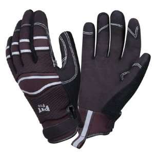 PIT PRO Activity Glove, Black Synthetic Leather Gloves (QTY/12 