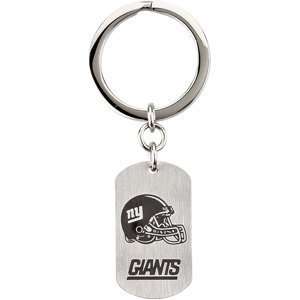  NFL New York Giants Logo Stainless Steel Keychain Jewelry