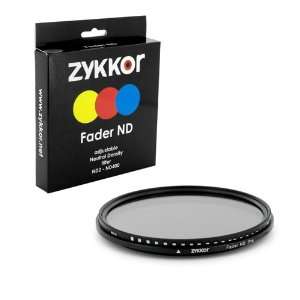  Zykkor 52mm Fader ND Adjustable from ND2 to ND400 Neutral 
