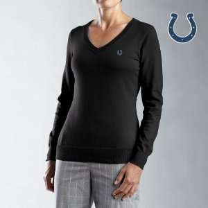 Cutter & Buck Indianapolis Colts Womens Supima V Neck Long Sleeve 