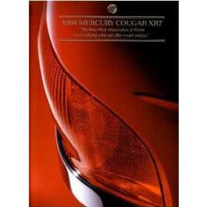    1994 MERCURY COUGAR Sales Brochure Literature Book: Automotive