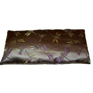 Aromatherapy Organic Buckwheat Eye Pillow Brocade Unscented with 