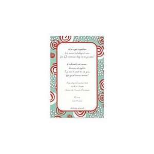  Swirls Winter Invitation Holiday Invitations: Health 