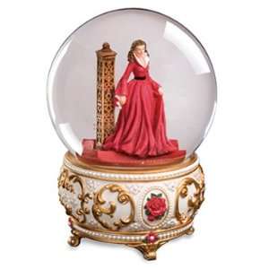  Scarlett OHara in Red Peignoir Water Globe: Home 