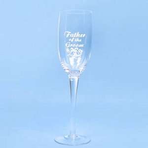    Father of The Groom Champagne Flute