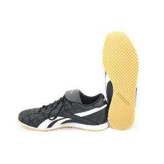 shoe features a leather upper which provides comfort and breathability 