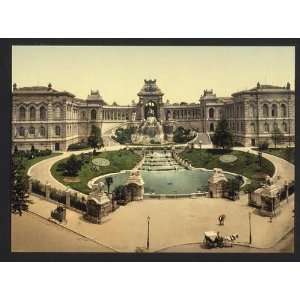   Reprint of Palace Longchamps, Marseilles, France
