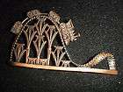   coppertone train design roller coaster brooch expedited shipping