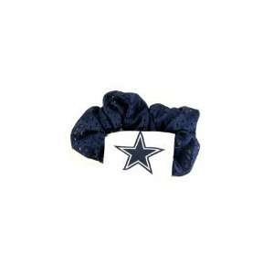  Dallas Cowboys NFL Jersey Hair Scrunchie (Navy): Sports 