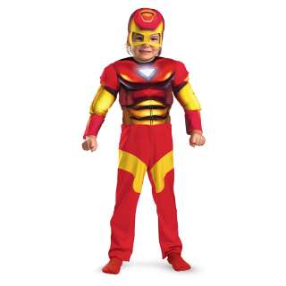 Iron Man Muscle Jumpsuit Child Costume Toddler Small 2T  
