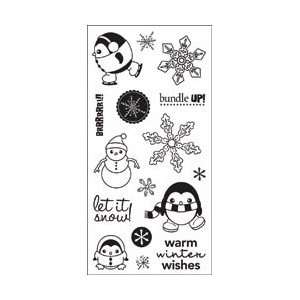  New   Fiskars Simple Stick Cling Rubber Stamps 4X8 Sheet 