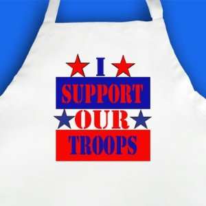  I Support our Troops Printed Apron
