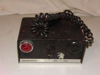 Vintage Bearfinder Two + Two Radar Detector Finder Speed Appears to 