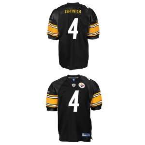  Pittsburgh Steelers NFL Jerseys #4 Byron Leftwich BLACK 