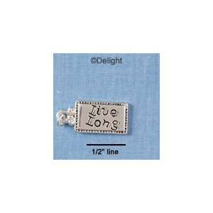  C2009 ctlf   Live Long   Silver Plated Charm: Home 