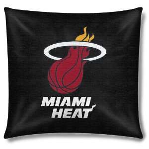 Miami Heat NBA Team Toss Pillow (18 x18 ):  Sports 